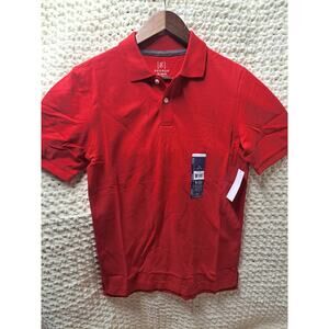 George Bright Red Polo Tee Size XS